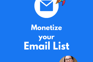 how to monetize email list