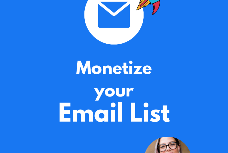 how to monetize email list