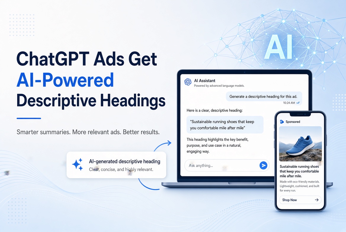 ChatGPT Adds AI-Powered Ad Headings